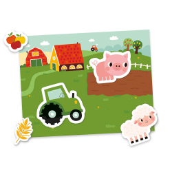 Auzou - Magnetisk legesæt - Bondegård