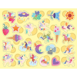 Auzou - Klisterm&#230;rker i metal&#230;ske - Enhj&#248;rninger