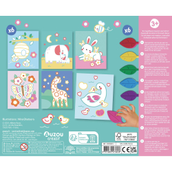 Auzou - Kreasæt - Lær at farve