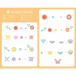 Auzou - Kreasæt - Blomsterbuket