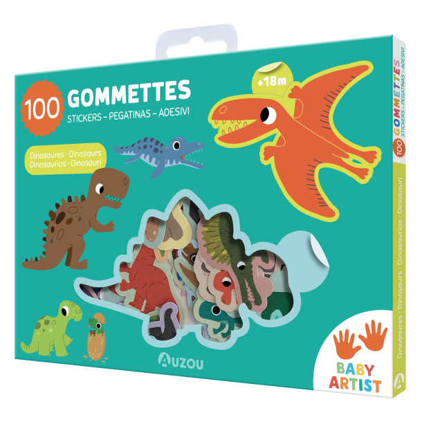 Auzou - Mine første klistermærker - Dinosaurer