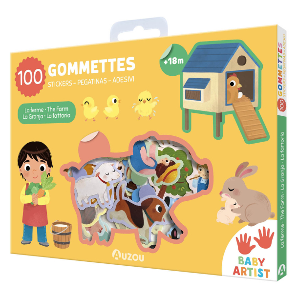 Auzou - Mine første klistermærker - Bondegården