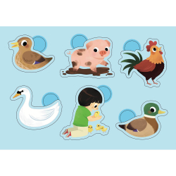 Auzou - Mine første klistermærker - Bondegården