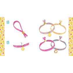 Auzou - Jewellery Factory - Besked armbånd - Stort sæt