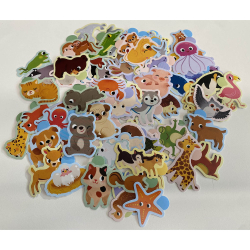 Auzou - Mine første klistermærker - Dyreunger