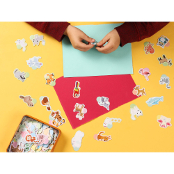 Auzou - Mine første klistermærker - Dyreunger