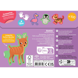 Auzou - Mine første klistermærker - Dyreunger