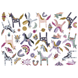 Auzou - Tatoveringer - Enhj&#248;rninger