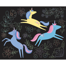 Auzou - Ridsekort - Enhjørning