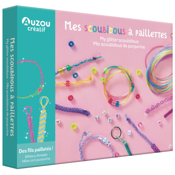 Activity Kit - Glitter Scoubidou Bracelets