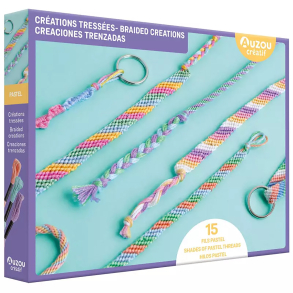 Auzou - Kreasæt - Flet selv 3 nøgleringe
