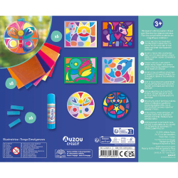 Auzou - Aktivitetssæt - Mosaik med dyr