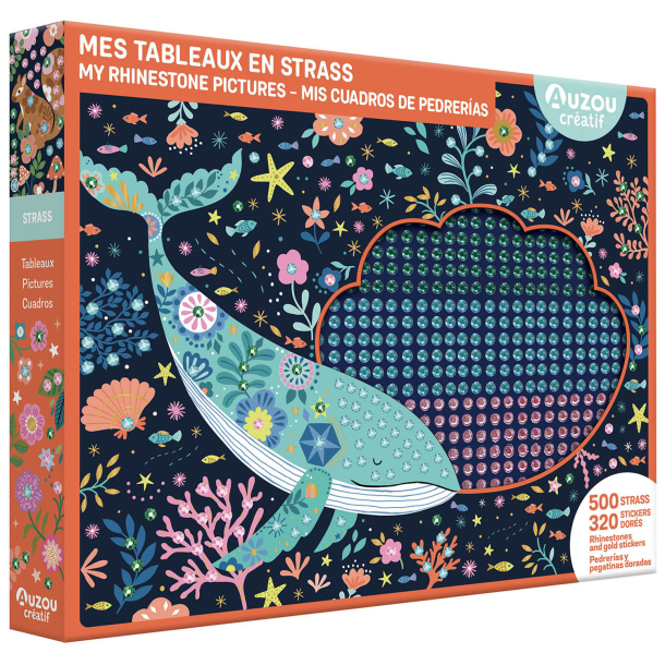 Auzou - Kreas&#230;t - Kunst med rhinsten - Billeder