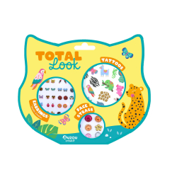 Auzou - Total look - Tatoveringer Ørestickers Ansigtspynt - Animals