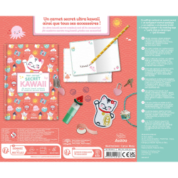 Auzou - Mit kontor - Kawaii notesbog med l&#229;s