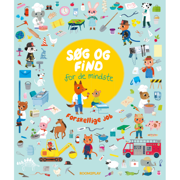 Forlaget ROOM2PLAY - S&#248;g og Find - Forskellige job