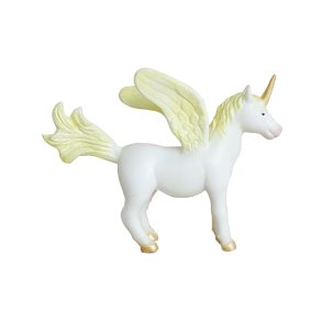 Green Rubber Toys - Pegasus med nuancer af guld