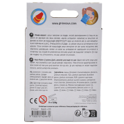 Grim&#39;tout - Teatersminke - 5 farvestifter - Metallic