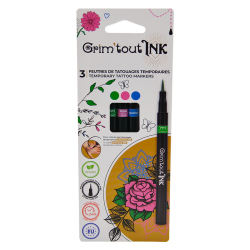 Grim&#39;tout - Ink Tatoveringspen 3 stk - Complementary