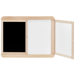 Jeujura - Skrivetavle til v&#230;g 113 cm - Trefoldet magnetisk