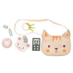 Mentari - Skuldertaske med indhold - Kat