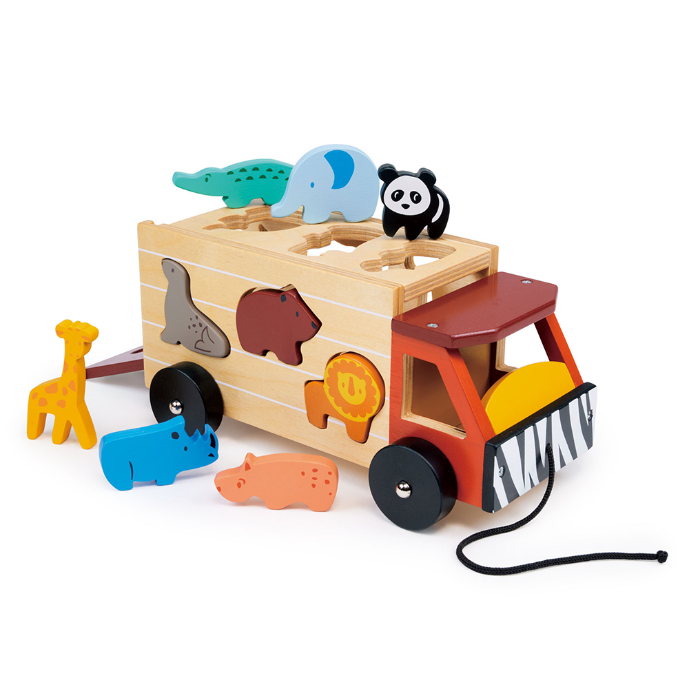 Melissa and doug animal shape sorting truck new arrivals
