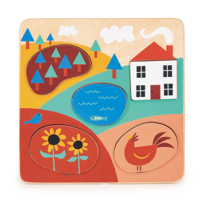 Mentari - Mit første puslespil 5 brk - På landet