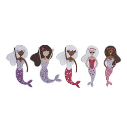 Micro - Kuffertdekoration med velcro - Havfruer