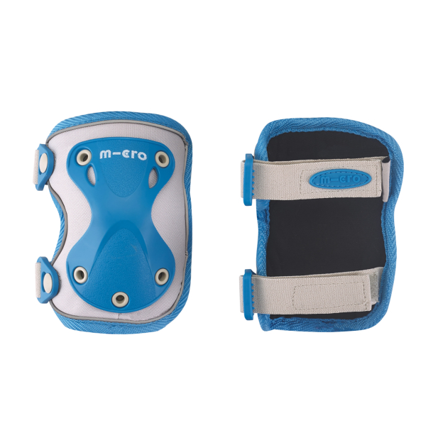 Micro - Kn&#230;- og Albuebeskyttere - Reflective Blue S