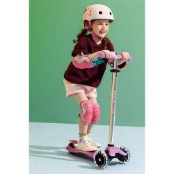 Micro - Kn&#230;- og Albuebeskyttere - Reflective Pink M