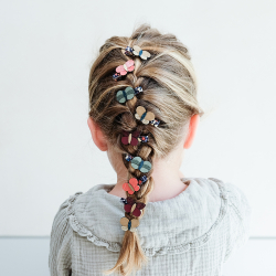 Mimi &amp; Lula - 6 hårelastikker - Bonnie Butterfly Winter Ivy