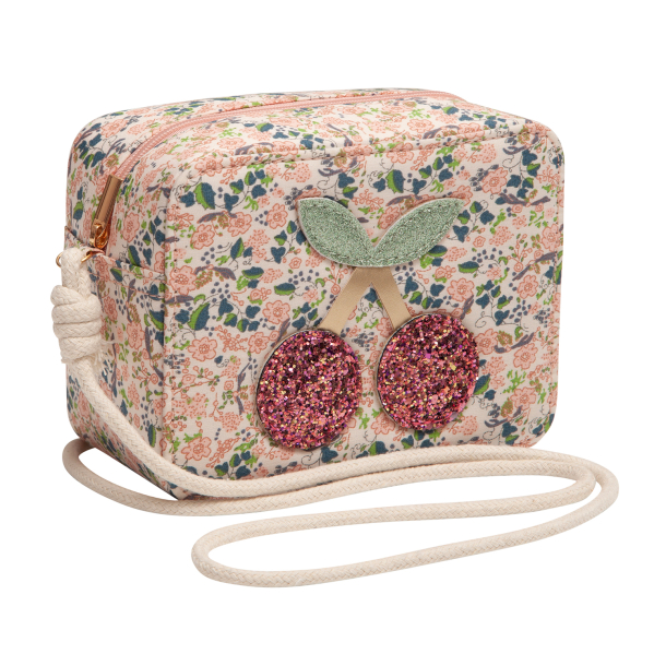 Cross Body Bag - Floral Cherries Florence