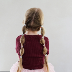 Mimi &amp; Lula - 8 h&#229;relastikker - Mini Heart Shimmer Enchanted