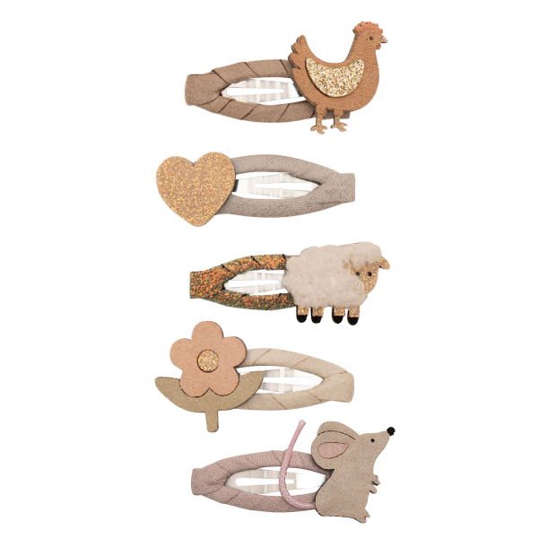 5 Clic Clacs - Mini Farm Animal Enchanted
