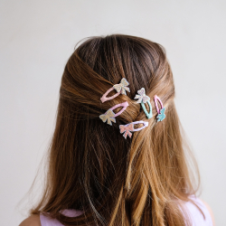Mimi &amp; Lula - 5 hårspænder - Mini Sparkle Bow My Little Unicorn