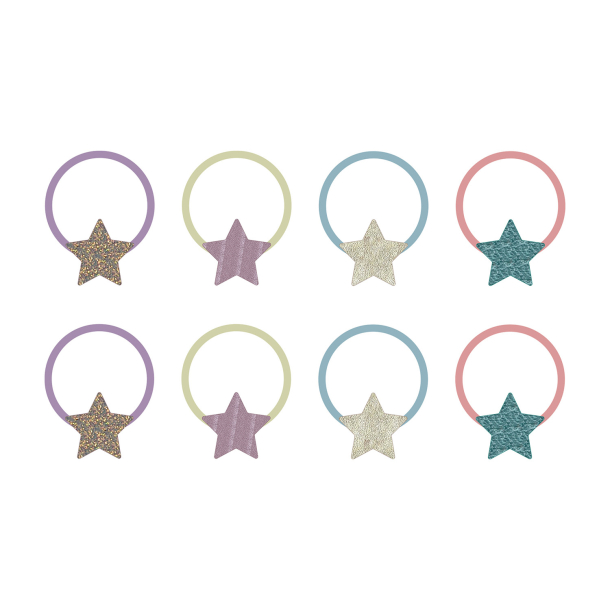 Mimi &amp; Lula - 8 hårelastikker - Mini Stellina My Little Unicorn