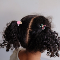 Mimi &amp; Lula - 8 hårelastikker - Mini Fruit Salad Spring on the Farm