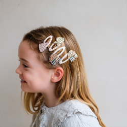 Mimi &amp; Lula - 4 hårspænder - Fishy Ocean Pearl