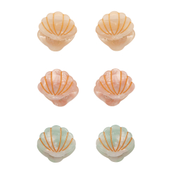 Mimi &amp; Lula - 6 hårklemmer - Mini Shell Ocean Pearl