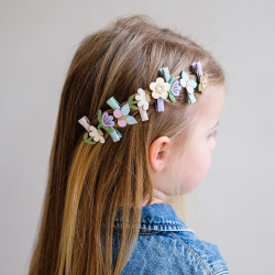 Mimi &amp; Lula - 8 hårclips - Mini Flower Garden Bouquet