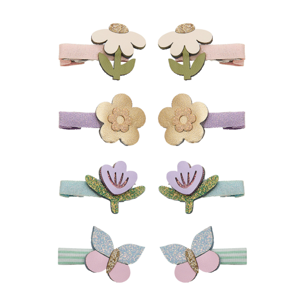 Mimi &amp; Lula - 8 hårclips - Mini Flower Garden Bouquet