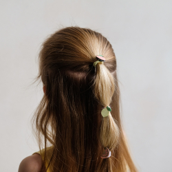 Mimi &amp; Lula - 8 hårelastikker - Mini Citrus Peaches and Cream