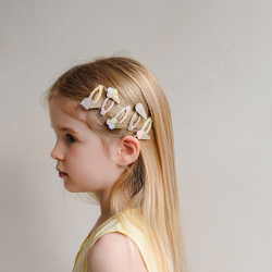 Mimi &amp; Lula - 5 hårspænder - Mini Ice Cream Peaches and Cream