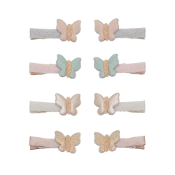 Mimi &amp; Lula - 8 Hårclips - Bella Butterfly