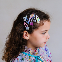 Mimi &amp; Lula - 5 Hårspænder - Mini Unicornland