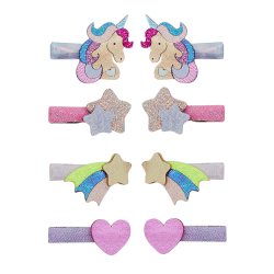Mimi &amp; Lula - 8 Hårclips - Unicornland