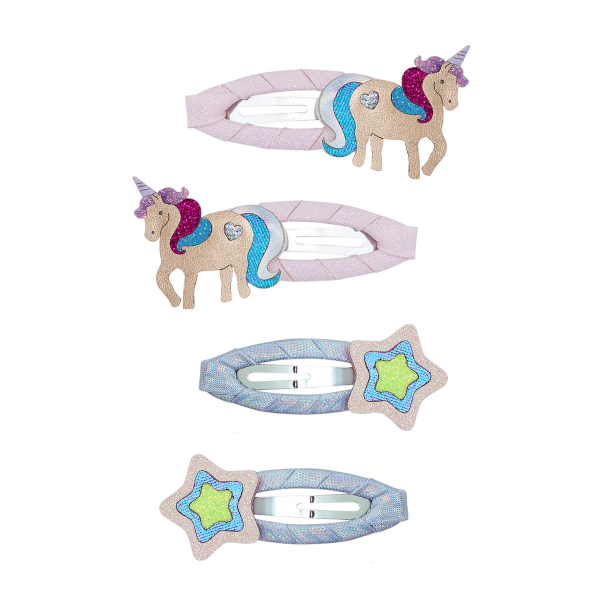 Mimi &amp; Lula - 4 Hårspænder - Magical Unicorn