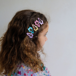 Mimi &amp; Lula - 5 Hårspænder - Mini Cut Out Star