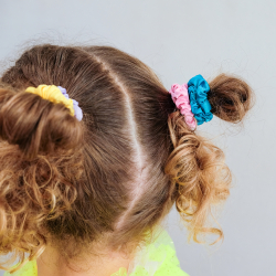 Mimi &amp; Lula - 9 Scrunchies hårelastikker - Bright Satin