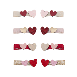 Mimi &amp; Lula - 8 Hårclips - Teeny Weeny Heart
